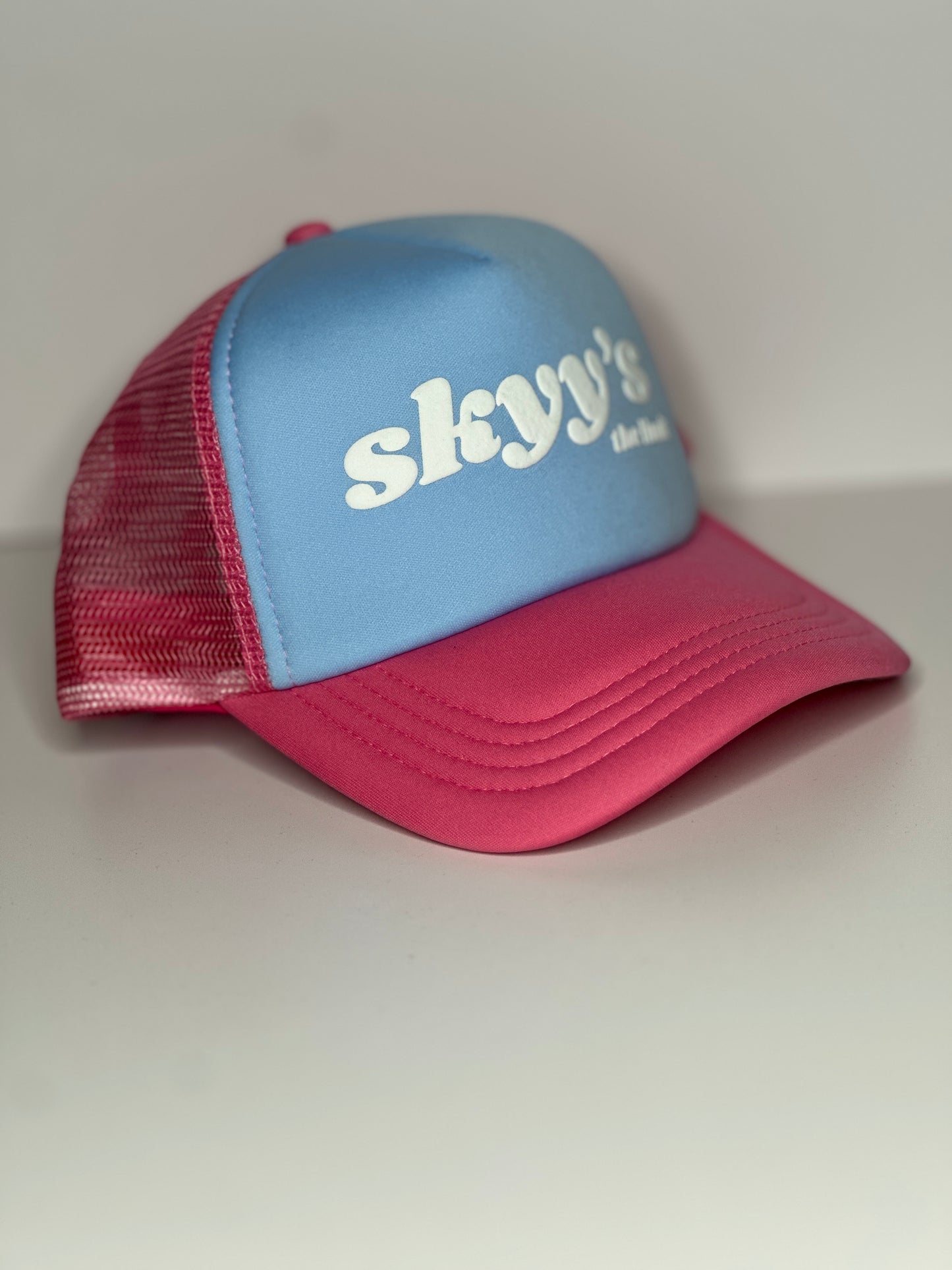 SKYY Blue Trucker Hat