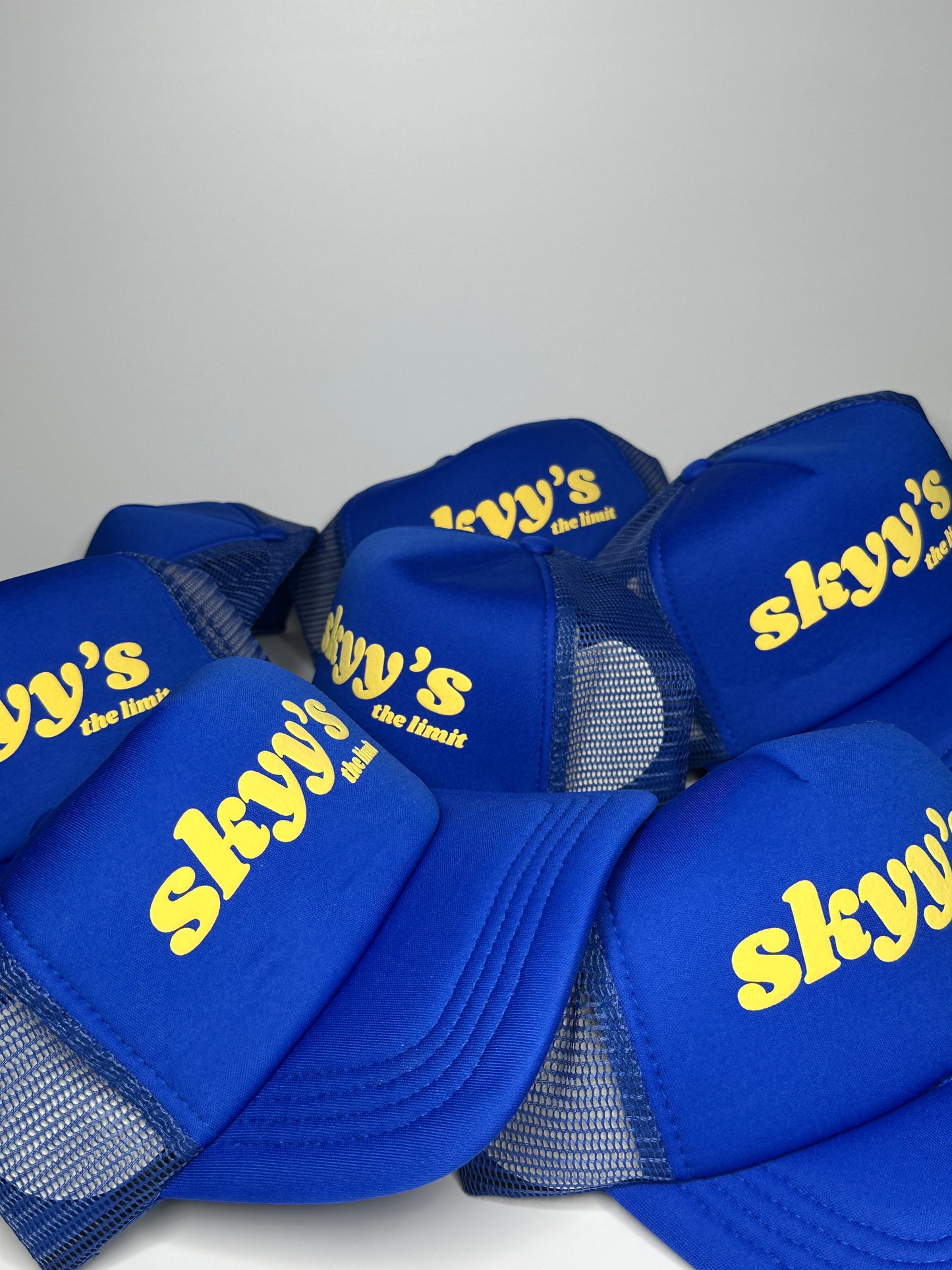 Electric Blue Trucker Hat