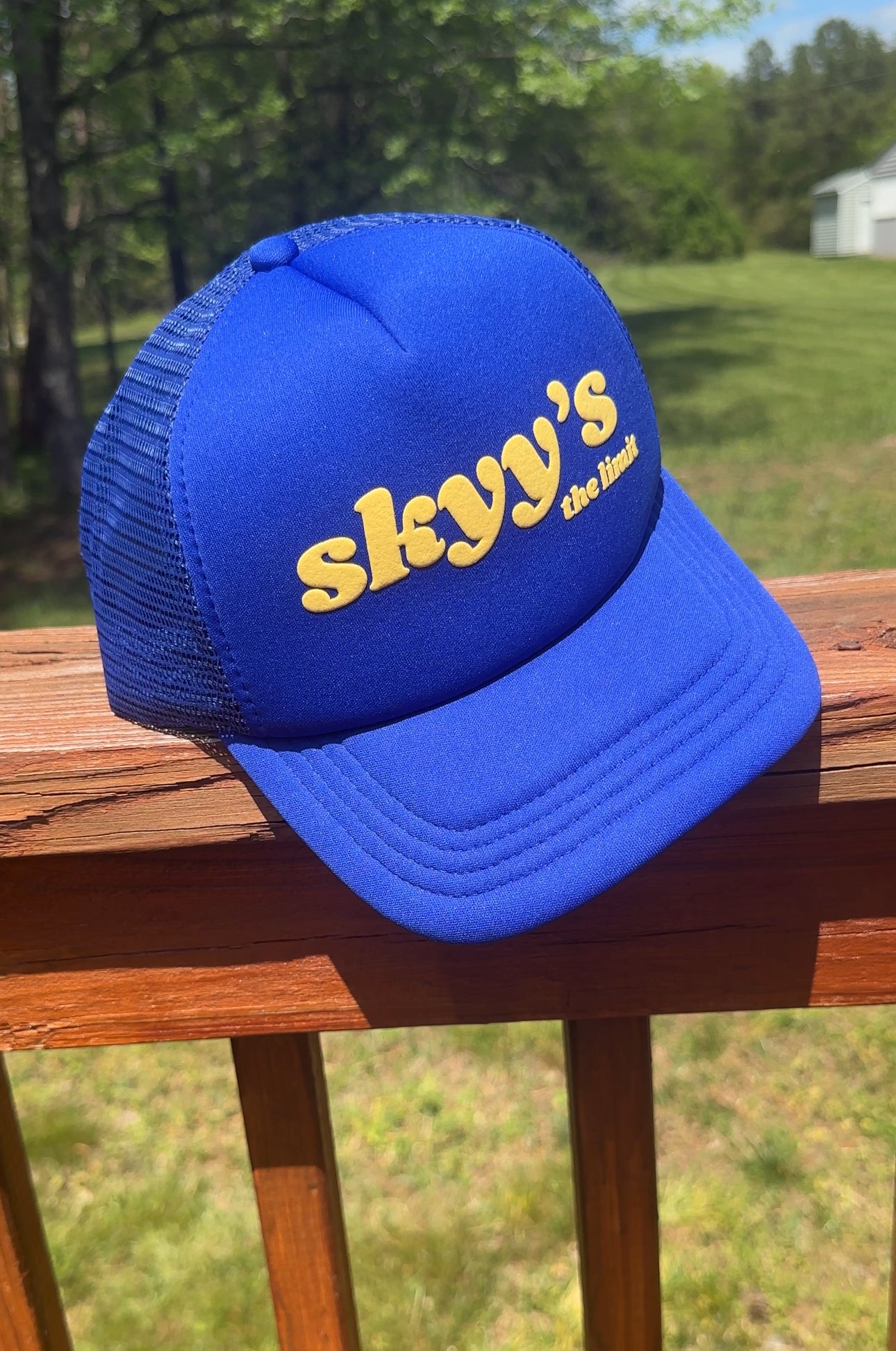 Electric Blue Trucker Hat