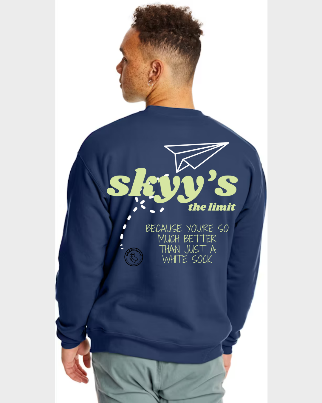 Navy Blue  Culture Crewneck